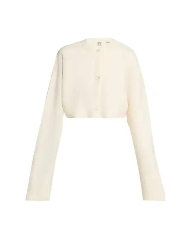 Cropped Oversized Wool Cardigan Cropped Oversized Wool Cardigan