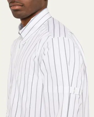 Thom Browne Striped Logo Shirt | Thumbnail 5 Thom Browne Striped Logo Shirt | Thumbnail 5