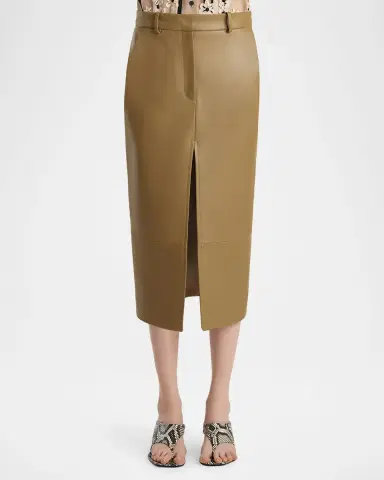 Khaite Anden Leather Midi Skirt | Thumbnail 12 Khaite Anden Leather Midi Skirt | Thumbnail 12