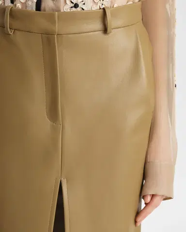 Khaite Anden Leather Midi Skirt | Thumbnail 14 Khaite Anden Leather Midi Skirt | Thumbnail 14