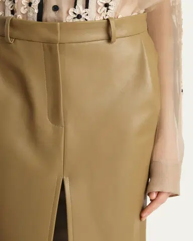Khaite Anden Leather Midi Skirt | Thumbnail 5 Khaite Anden Leather Midi Skirt | Thumbnail 5