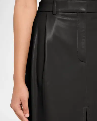 Khaite Anden Leather Midi Skirt | Thumbnail 9 Khaite Anden Leather Midi Skirt | Thumbnail 9