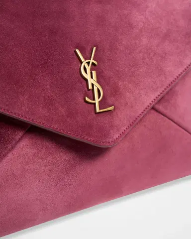 Saint Laurent YSL XXL Suede Envelope Pouch Clutch Bag | Thumbnail 10 Saint Laurent YSL XXL Suede Envelope Pouch Clutch Bag | Thumbnail 10