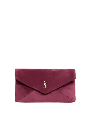 Saint Laurent YSL XXL Suede Envelope Pouch Clutch Bag | Thumbnail 1 Saint Laurent YSL XXL Suede Envelope Pouch Clutch Bag | Thumbnail 1