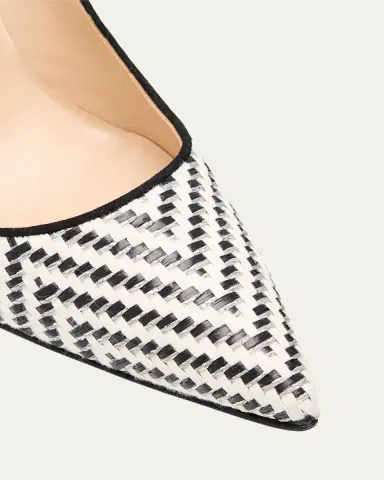 Manolo Blahnik 90mm BB Raffia Pointed-Toe Pumps | Thumbnail 5 Manolo Blahnik 90mm BB Raffia Pointed-Toe Pumps | Thumbnail 5