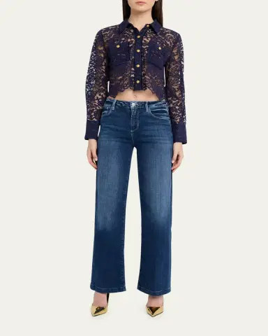 L'Agence Scottie Wide-Leg Jeans | Thumbnail 2 L'Agence Scottie Wide-Leg Jeans | Thumbnail 2