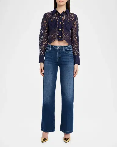L'Agence Scottie Wide-Leg Jeans | Thumbnail 6 L'Agence Scottie Wide-Leg Jeans | Thumbnail 6