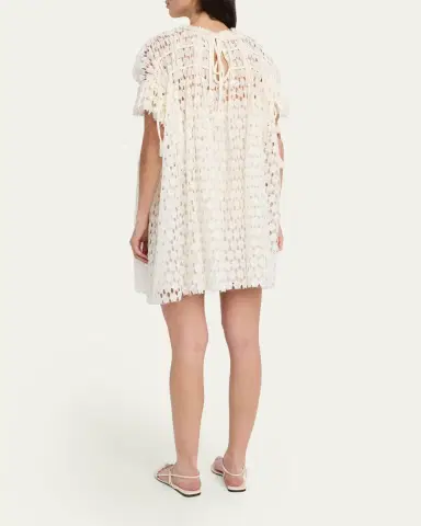 Ulla Johnson Layla Lace Mini Dress | Thumbnail 3 Ulla Johnson Layla Lace Mini Dress | Thumbnail 3