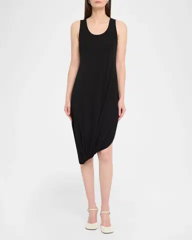 Loewe Asymmetric Draped Midi Tank Dress | Thumbnail 5 Loewe Asymmetric Draped Midi Tank Dress | Thumbnail 5