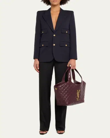 Saint Laurent Icare Medium YSL Quilted Leather Tote Bag | Thumbnail 5 Saint Laurent Icare Medium YSL Quilted Leather Tote Bag | Thumbnail 5