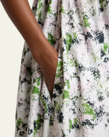 Proenza Schouler White Label Virella Printed Strapless Maxi Dress | Thumbnail 5 Proenza Schouler White Label Virella Printed Strapless Maxi Dress | Thumbnail 5