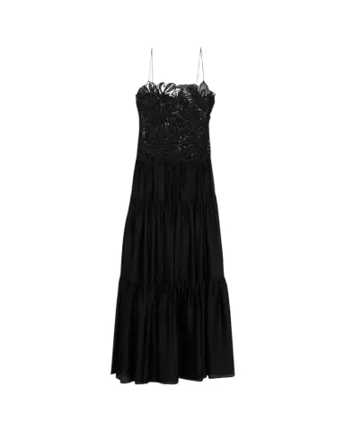 Ulla Johnson Celestia Embroidered Sleeveless Silk Gown | Thumbnail 1 Ulla Johnson Celestia Embroidered Sleeveless Silk Gown | Thumbnail 1