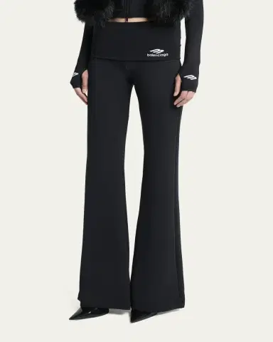 Balenciaga 3B Sports Icon Foldover Leggings | Thumbnail 4 Balenciaga 3B Sports Icon Foldover Leggings | Thumbnail 4