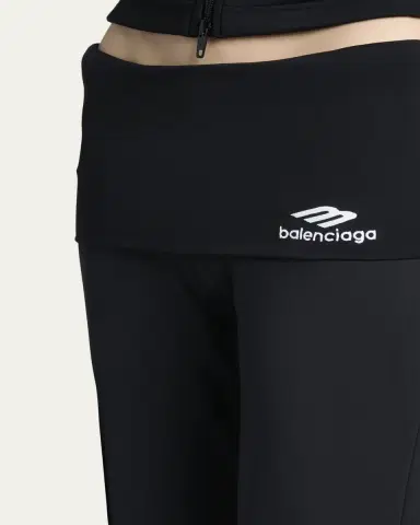 Balenciaga 3B Sports Icon Foldover Leggings | Thumbnail 5 Balenciaga 3B Sports Icon Foldover Leggings | Thumbnail 5