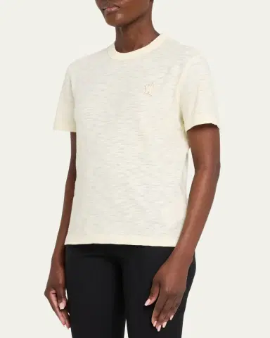 Moncler Short-Sleeve Logo T-Shirt | Thumbnail 4 Moncler Short-Sleeve Logo T-Shirt | Thumbnail 4