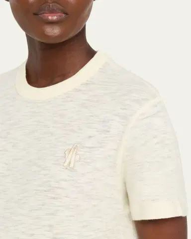 Moncler Short-Sleeve Logo T-Shirt | Thumbnail 5 Moncler Short-Sleeve Logo T-Shirt | Thumbnail 5
