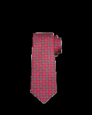 Kiton Men's Medallion Silk 7-Fold Tie | Thumbnail 2 Kiton Men's Medallion Silk 7-Fold Tie | Thumbnail 2