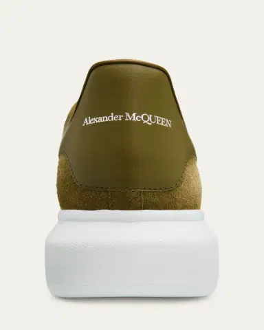 McQueen Men 's Oversized Suede & Leather Low-Top Sneakers | Thumbnail 5 McQueen Men 's Oversized Suede & Leather Low-Top Sneakers | Thumbnail 5