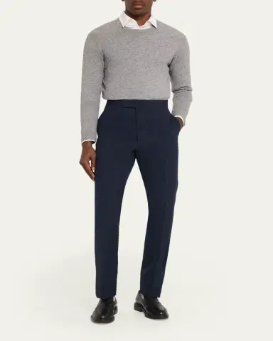 Thom Browne Stripe Cotton Tailored Pants | Thumbnail 2 Thom Browne Stripe Cotton Tailored Pants | Thumbnail 2