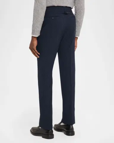 Thom Browne Stripe Cotton Tailored Pants | Thumbnail 7 Thom Browne Stripe Cotton Tailored Pants | Thumbnail 7