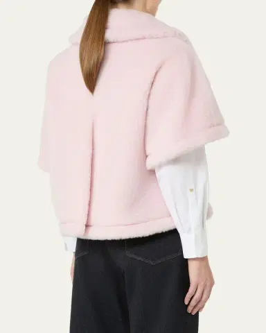 Max Mara Teddy Alpaca-Blend Cape | Thumbnail 3 Max Mara Teddy Alpaca-Blend Cape | Thumbnail 3
