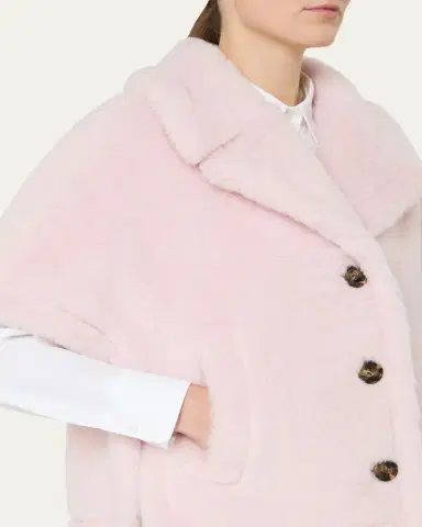 Max Mara Teddy Alpaca-Blend Cape | Thumbnail 4 Max Mara Teddy Alpaca-Blend Cape | Thumbnail 4