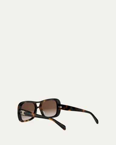 CELINE Triomphe 18 Navigator Acetate Sunglasses | Thumbnail 3 CELINE Triomphe 18 Navigator Acetate Sunglasses | Thumbnail 3