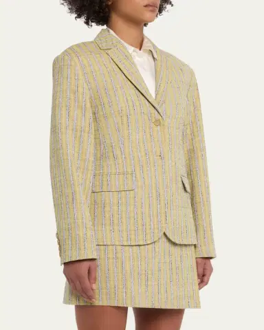 Ulla Johnson Matteo Stripe Jacket | Thumbnail 4 Ulla Johnson Matteo Stripe Jacket | Thumbnail 4