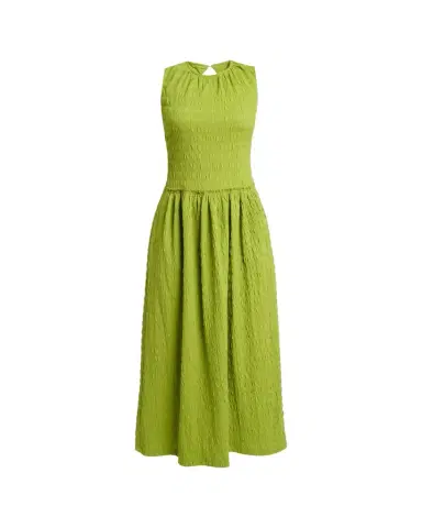 Proenza Schouler White Label Zoira Sleeveless Textured Cotton Maxi Dress | Thumbnail 1 Proenza Schouler White Label Zoira Sleeveless Textured Cotton Maxi Dress | Thumbnail 1