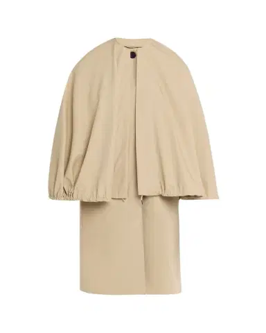 TOTEME Detachable Cape Cotton Coat | Thumbnail 1 TOTEME Detachable Cape Cotton Coat | Thumbnail 1