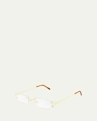 Cartier Men's Metal and Nylon Optical Eyeglasses | Thumbnail 2 Cartier Men's Metal and Nylon Optical Eyeglasses | Thumbnail 2