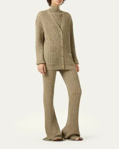 Loro Piana Bihar Cable-Knit Cashmere-Blend Cardigan | Thumbnail 2 Loro Piana Bihar Cable-Knit Cashmere-Blend Cardigan | Thumbnail 2