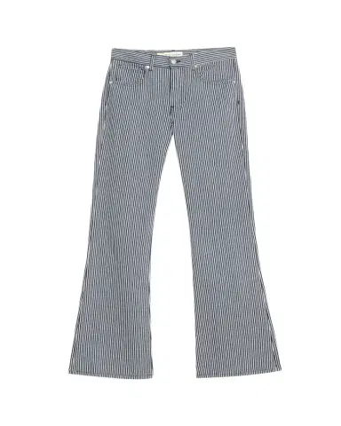 Nili Lotan Celia Striped Flare Jeans | Thumbnail 1 Nili Lotan Celia Striped Flare Jeans | Thumbnail 1