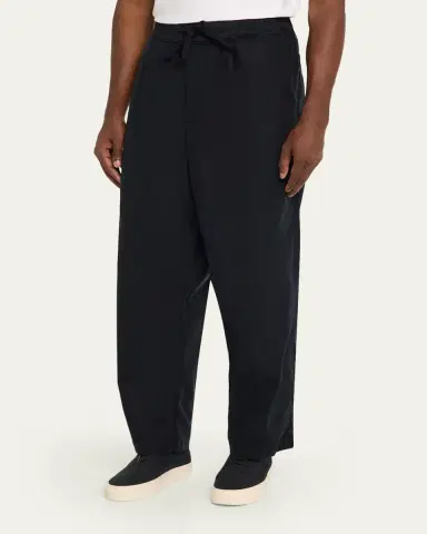 OFFICINE GÉNÉRALE Peterson Cotton Twill Drawstring Pants | Thumbnail 4 OFFICINE GÉNÉRALE Peterson Cotton Twill Drawstring Pants | Thumbnail 4