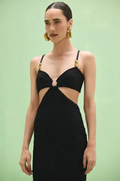 PatBo FRIDA MESH MIDI DRESS | Thumbnail 3 PatBo FRIDA MESH MIDI DRESS | Thumbnail 3
