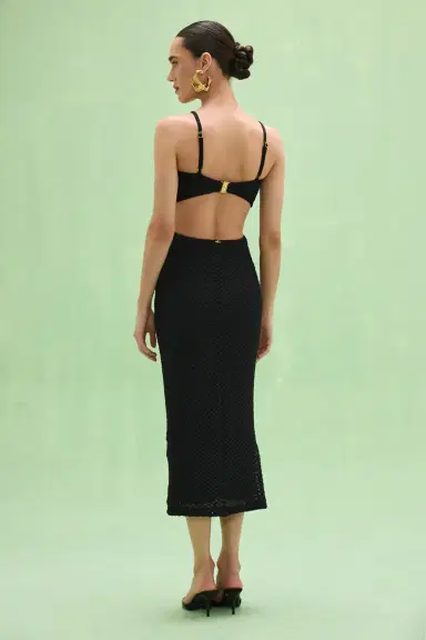PatBo FRIDA MESH MIDI DRESS | Thumbnail 4 PatBo FRIDA MESH MIDI DRESS | Thumbnail 4