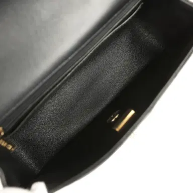 Chanel Chanel Mini Classic Rectangular Flap Bag Black Lambskin Light Gold Hardware | Thumbnail 8 Chanel Chanel Mini Classic Rectangular Flap Bag Black Lambskin Light Gold Hardware | Thumbnail 8