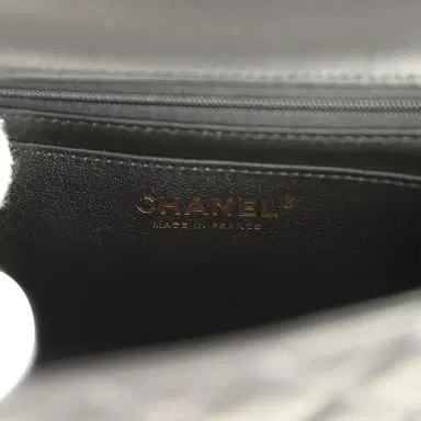 Chanel Chanel Mini Classic Rectangular Flap Bag Black Lambskin Light Gold Hardware | Thumbnail 9 Chanel Chanel Mini Classic Rectangular Flap Bag Black Lambskin Light Gold Hardware | Thumbnail 9