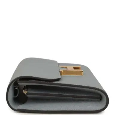 HERMÈS Hermes Constance Wallet To Go Gris Pantin Epsom Gold Hardware | Thumbnail 3 HERMÈS Hermes Constance Wallet To Go Gris Pantin Epsom Gold Hardware | Thumbnail 3