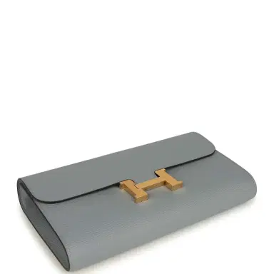 HERMÈS Hermes Constance Wallet To Go Gris Pantin Epsom Gold Hardware | Thumbnail 6 HERMÈS Hermes Constance Wallet To Go Gris Pantin Epsom Gold Hardware | Thumbnail 6