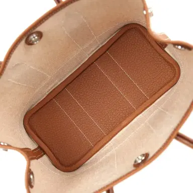 HERMÈS Hermes Garden Party Neo 23 Beige-Ecru Toile H Canvas and Gold Negonda Palladium Hardware | Thumbnail 7 HERMÈS Hermes Garden Party Neo 23 Beige-Ecru Toile H Canvas and Gold Negonda Palladium Hardware | Thumbnail 7