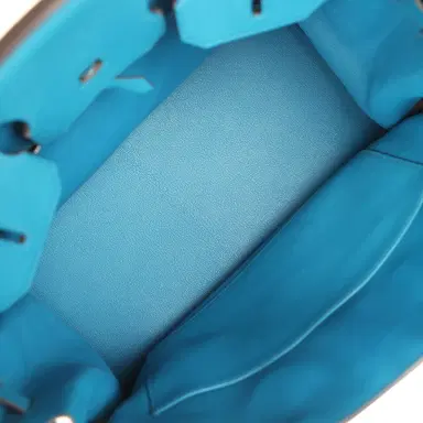 HERMÈS Pre-owned Hermes Birkin 35 Bleu de Galice Togo Palladium Hardware | Thumbnail 8 HERMÈS Pre-owned Hermes Birkin 35 Bleu de Galice Togo Palladium Hardware | Thumbnail 8