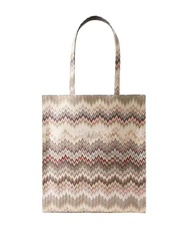 Missoni Striped Woven Lurex Tote | Thumbnail 1 Missoni Striped Woven Lurex Tote | Thumbnail 1