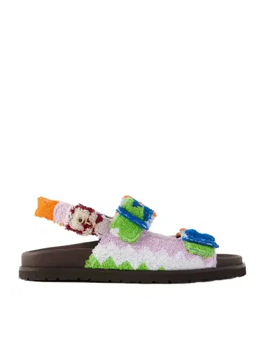 Missoni Mia Striped Terry Sandals | Thumbnail 1 Missoni Mia Striped Terry Sandals | Thumbnail 1