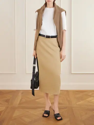 Max Mara Veranda Linen Midi Skirt | Thumbnail 2 Max Mara Veranda Linen Midi Skirt | Thumbnail 2