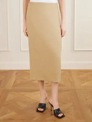 Max Mara Veranda Linen Midi Skirt | Thumbnail 3 Max Mara Veranda Linen Midi Skirt | Thumbnail 3