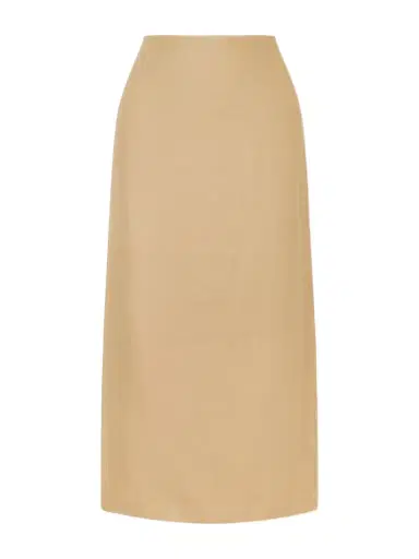 Max Mara Veranda Linen Midi Skirt | Thumbnail 1 Max Mara Veranda Linen Midi Skirt | Thumbnail 1