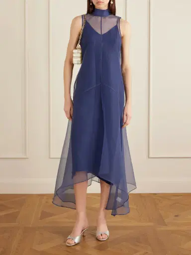 Staud Auden Sheer Midi Dress | Thumbnail 2 Staud Auden Sheer Midi Dress | Thumbnail 2