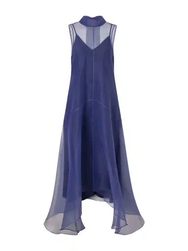 Staud Auden Sheer Midi Dress | Thumbnail 1 Staud Auden Sheer Midi Dress | Thumbnail 1