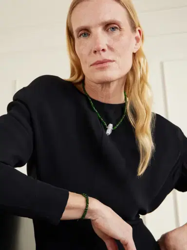 JIA JIA Oracle 14-karat Gold Chrome Diopside Bracelet | Thumbnail 4 JIA JIA Oracle 14-karat Gold Chrome Diopside Bracelet | Thumbnail 4